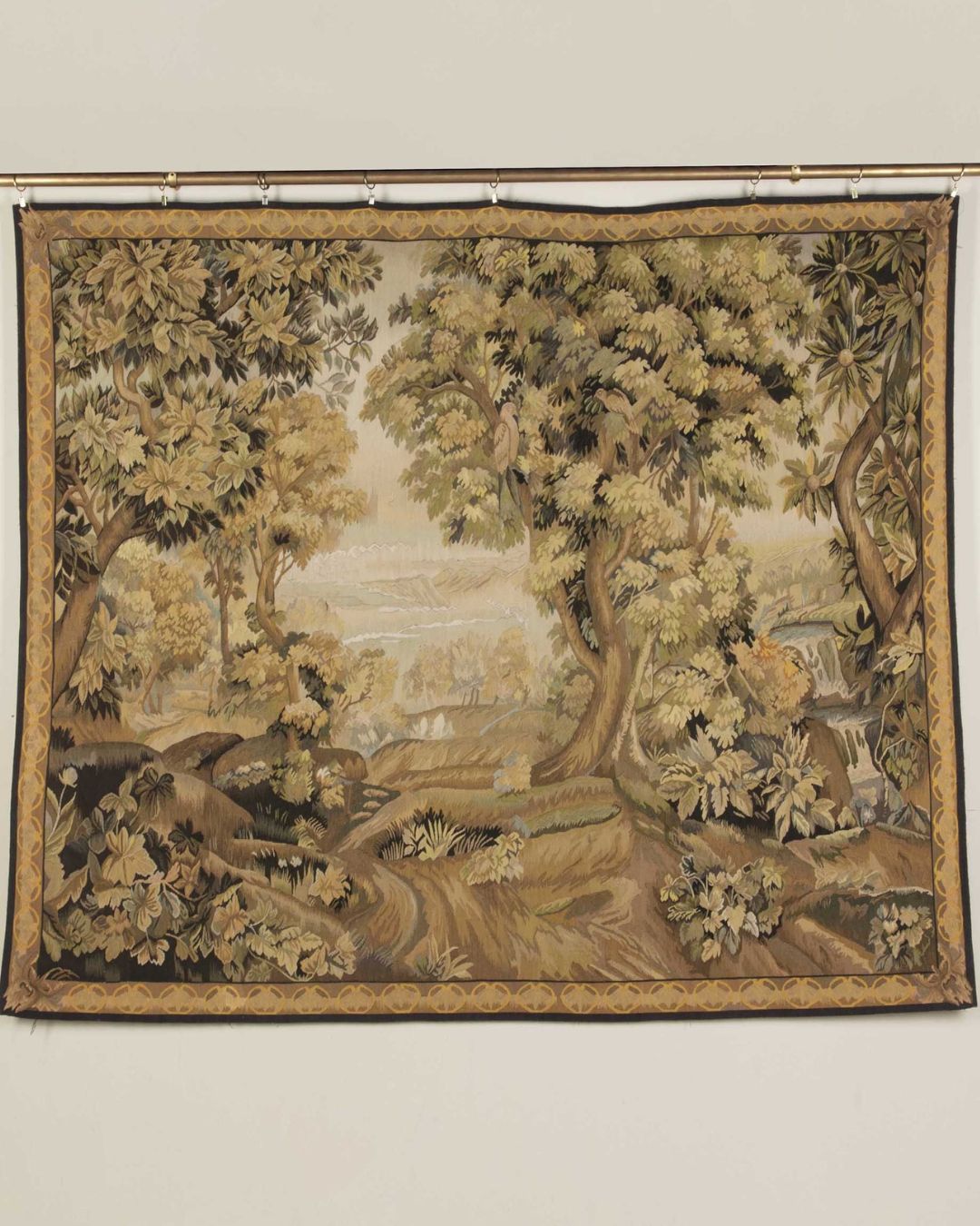 Lorfords Late 19th Century French Verdure Aubusson Tapestry.