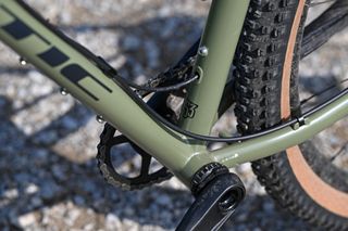 Detail of Cotic Cascade gravel bike's BB