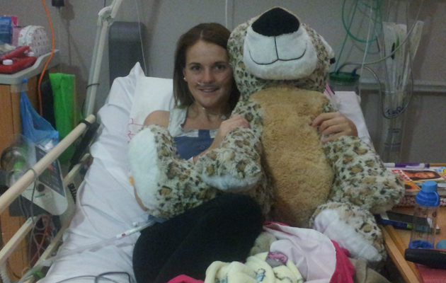 A year ago in hospital