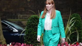 Angela Rayner walking towards number 10 Downing Street