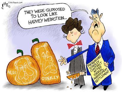 Political cartoon U.S. harvey Weinstein Fox News