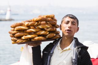 Man with bread