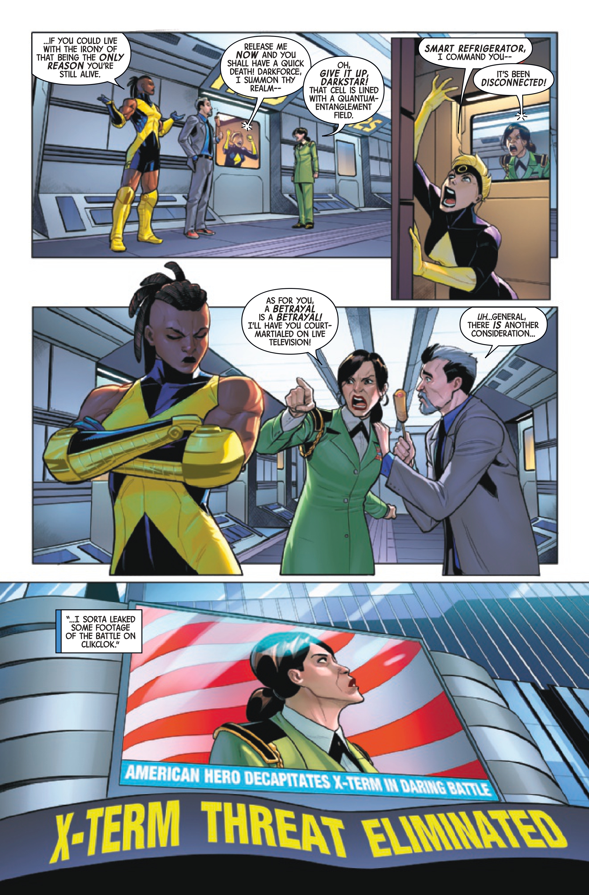 Interior pages from X-Factor #6.