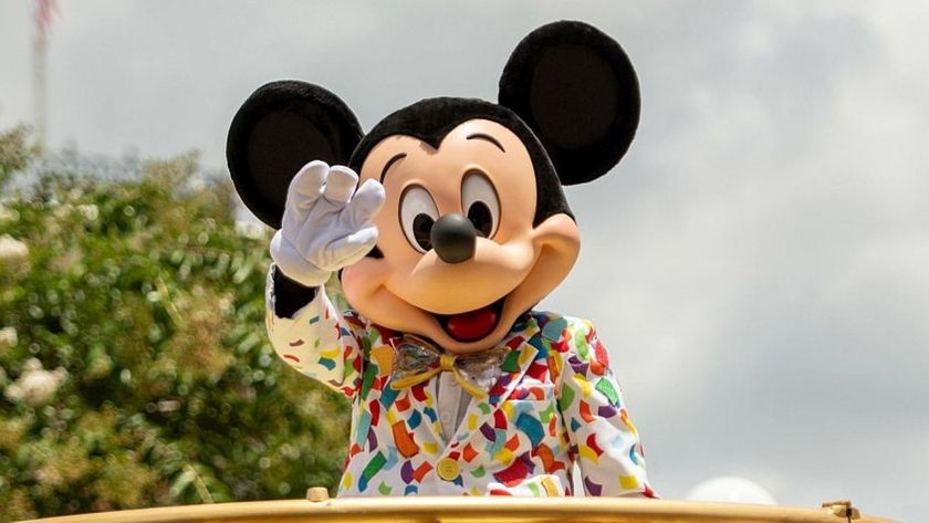 Mickey Mouse during cavalcade at Magic Kingdom
