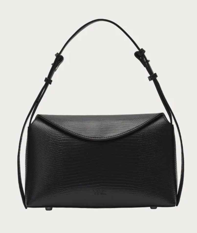 Freja New York, Hudson Bag Black Lizard