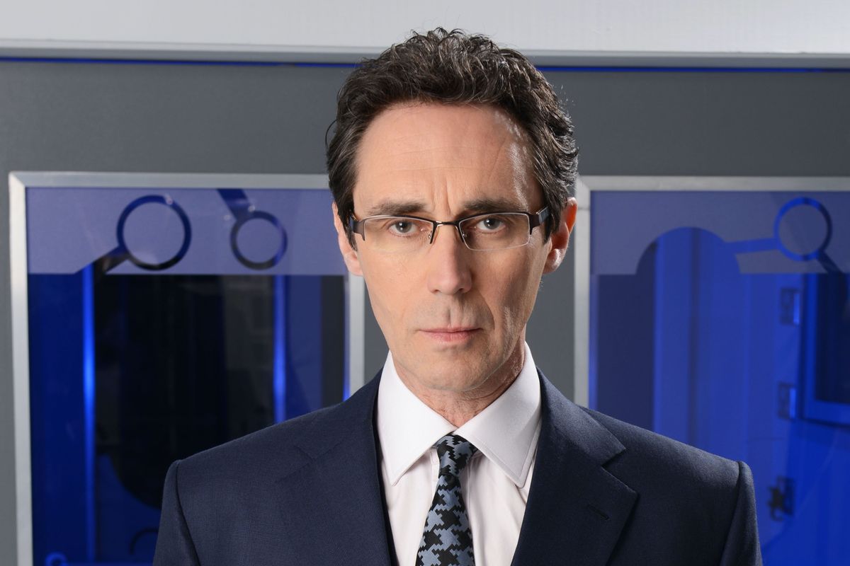 Guy Henry plays Henrik Hanssen in Holby City