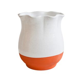 Dunelm Moreton Scalloped Vase