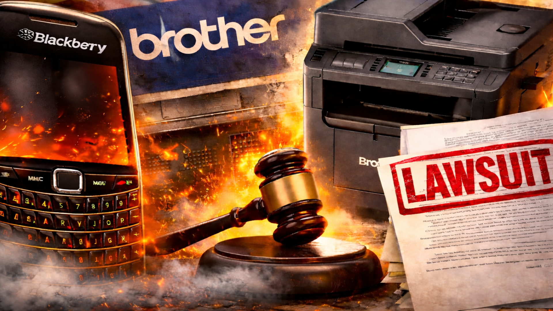 'Remember BlackBerry?': Iconic phone maker’s patents used to hit Brother in a massive lawsuit that could threaten the entire printer industry