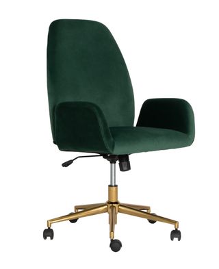 best desk chairs - Clarice Velvet office chair