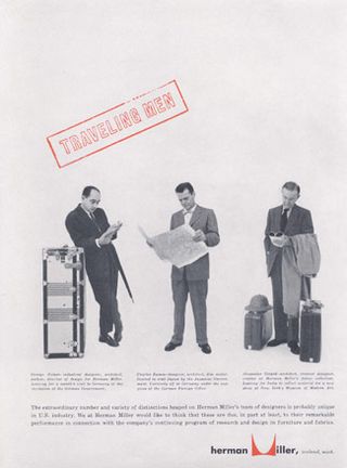 Herman Miller’s design consultants - Nelson, Eames and Girard