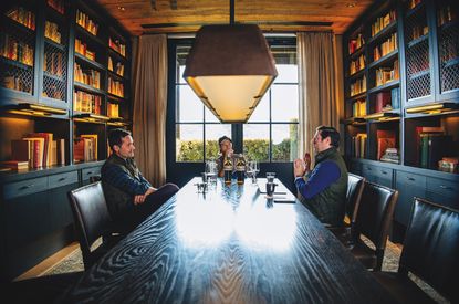 Jonathan Cristaldi tasting at Harlan Estate