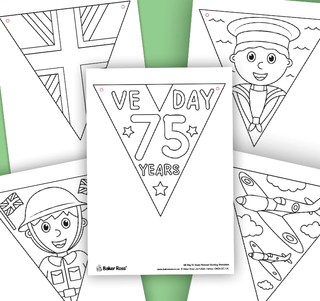 VE Day bunting