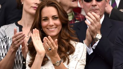 Kate Middleton's wicker clutch bag