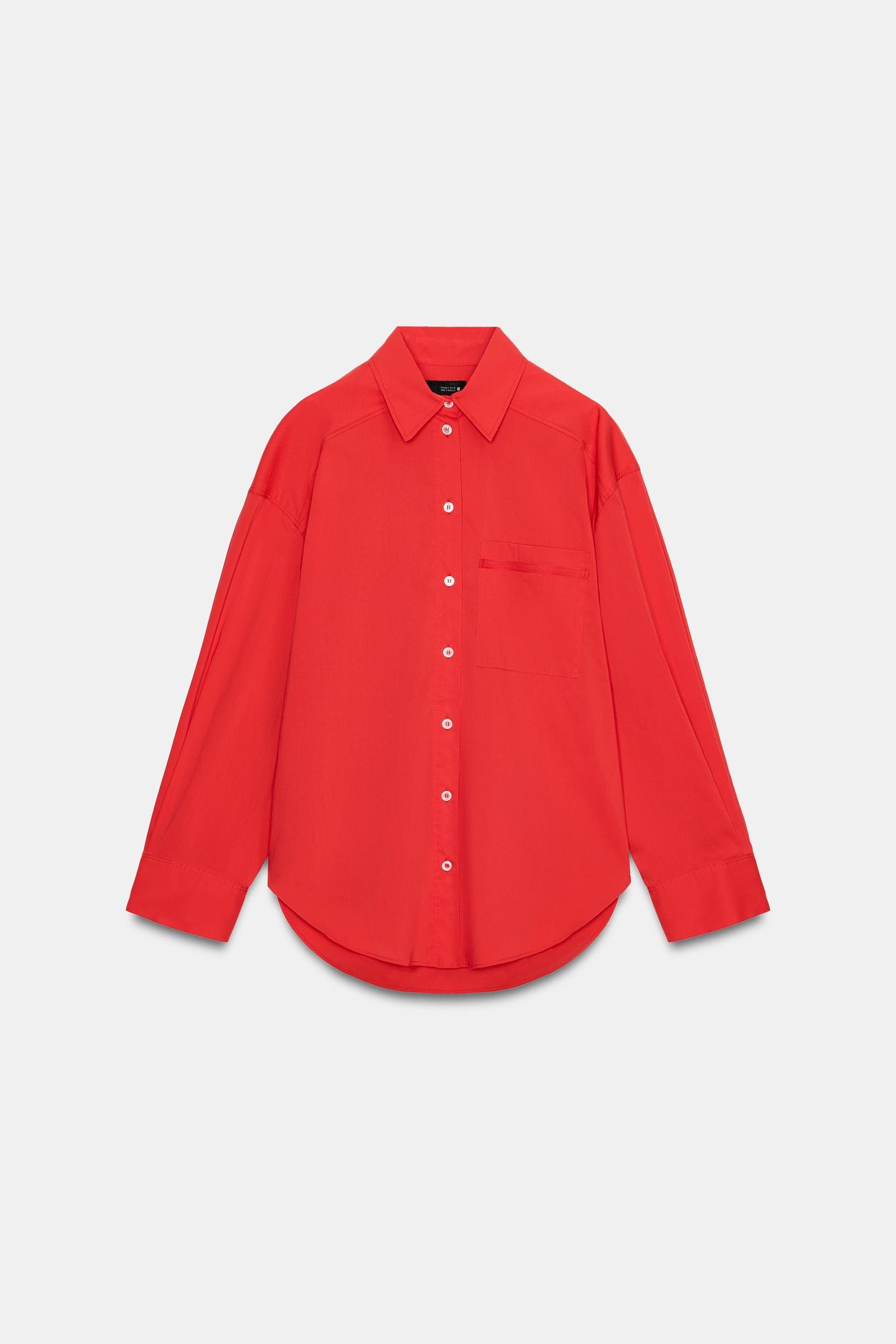 Zara, Oversized Poplin Shirt