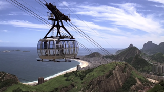 View of a cable car in Moonraker