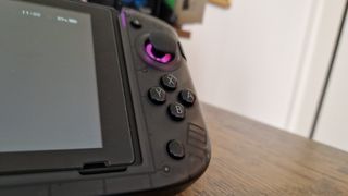 CRKD Nitro Deck+ review image showing the right hand side of the controller