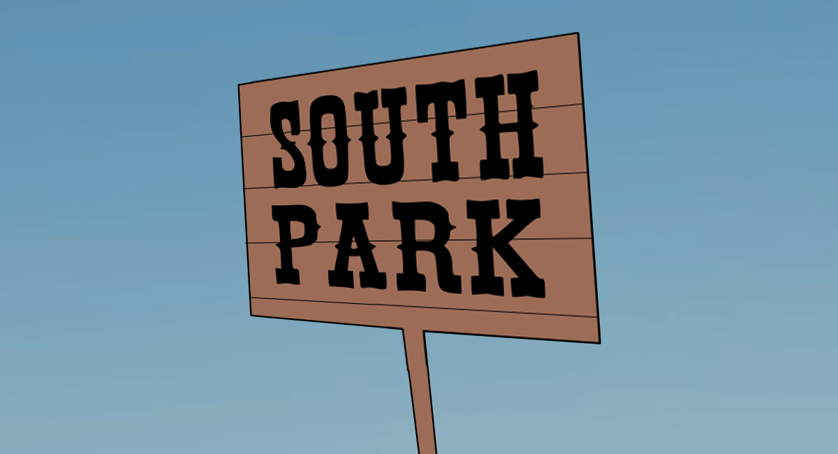 South Park sign