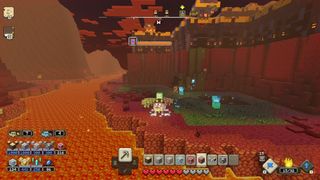 Minecraft Legends Horde of the Bastion: Find a safe spot to create a base.