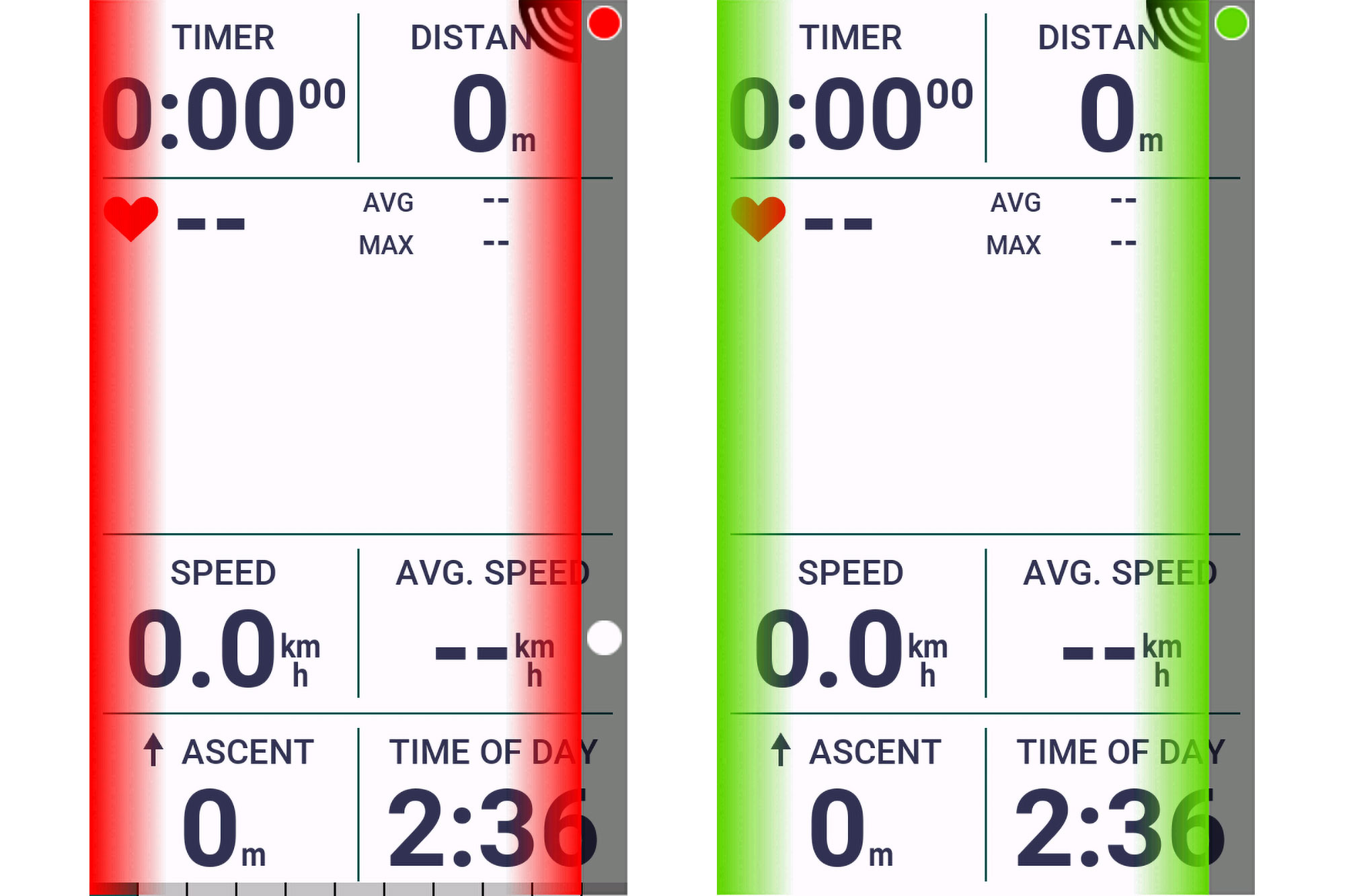Magene L508 vehicle detection, as displayed on a Garmin Edge 1050