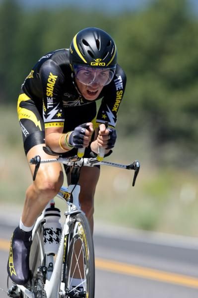 Jesse Sergent (Trek-Livestrong) putting in another strong TT ride.