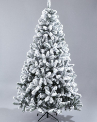 8ft Flocked Emperor Artificial Tree with Metal Stand: was £199.99 now £129.99 | Very