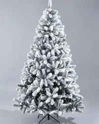 8ft Flocked Emperor Artificial Tree with Metal Stand: was £199.99 now £99.99 | Very