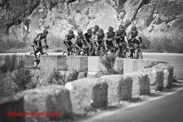The riders head into the hills for another tough training ride