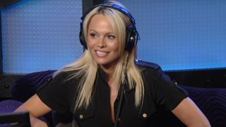 Pamela Anderson is interviews on the Howard Stern Show.