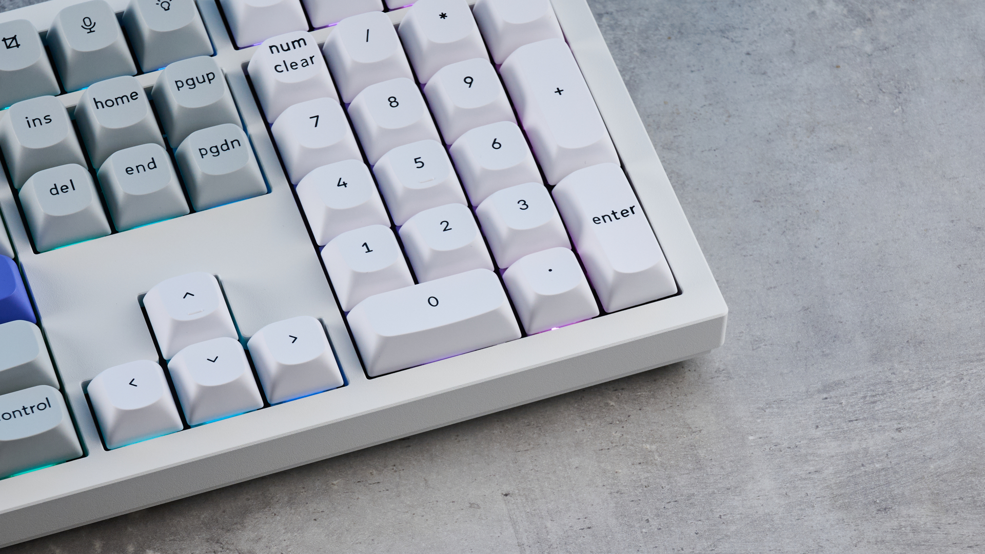 A Keychron Q6 HE 8K wired gaming keyboard with Hall Effect switches