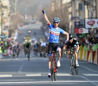 Tom Jelte-Slagter wins stage four of the 2014 Paris-Nice