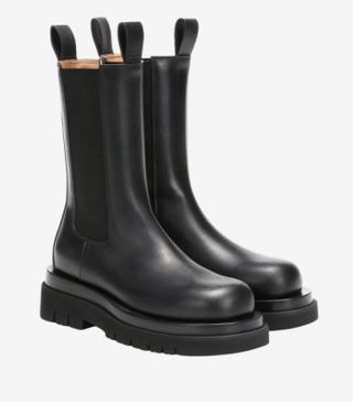 Image of black chunky boots