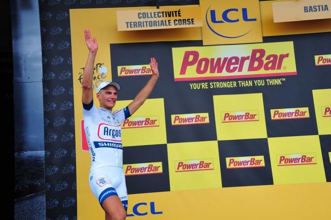 Marcel Kittel heads to his yellow jersey