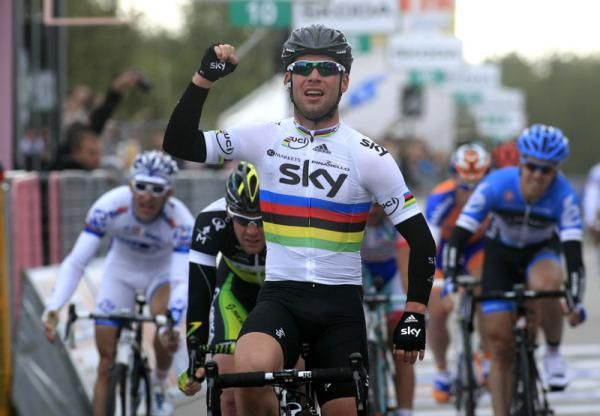 World champion Mark Cavendish (Team Sky)