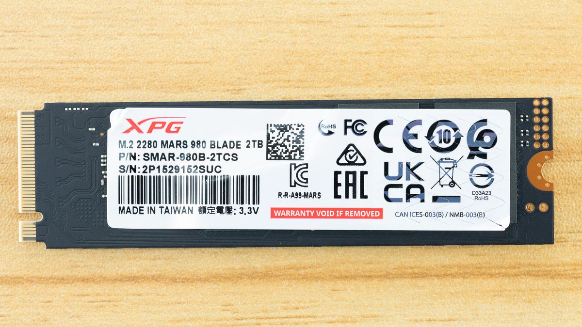 Adata XPG Mars 980 Blade 2TB SSD Review: Affordable Luxury | Tom's