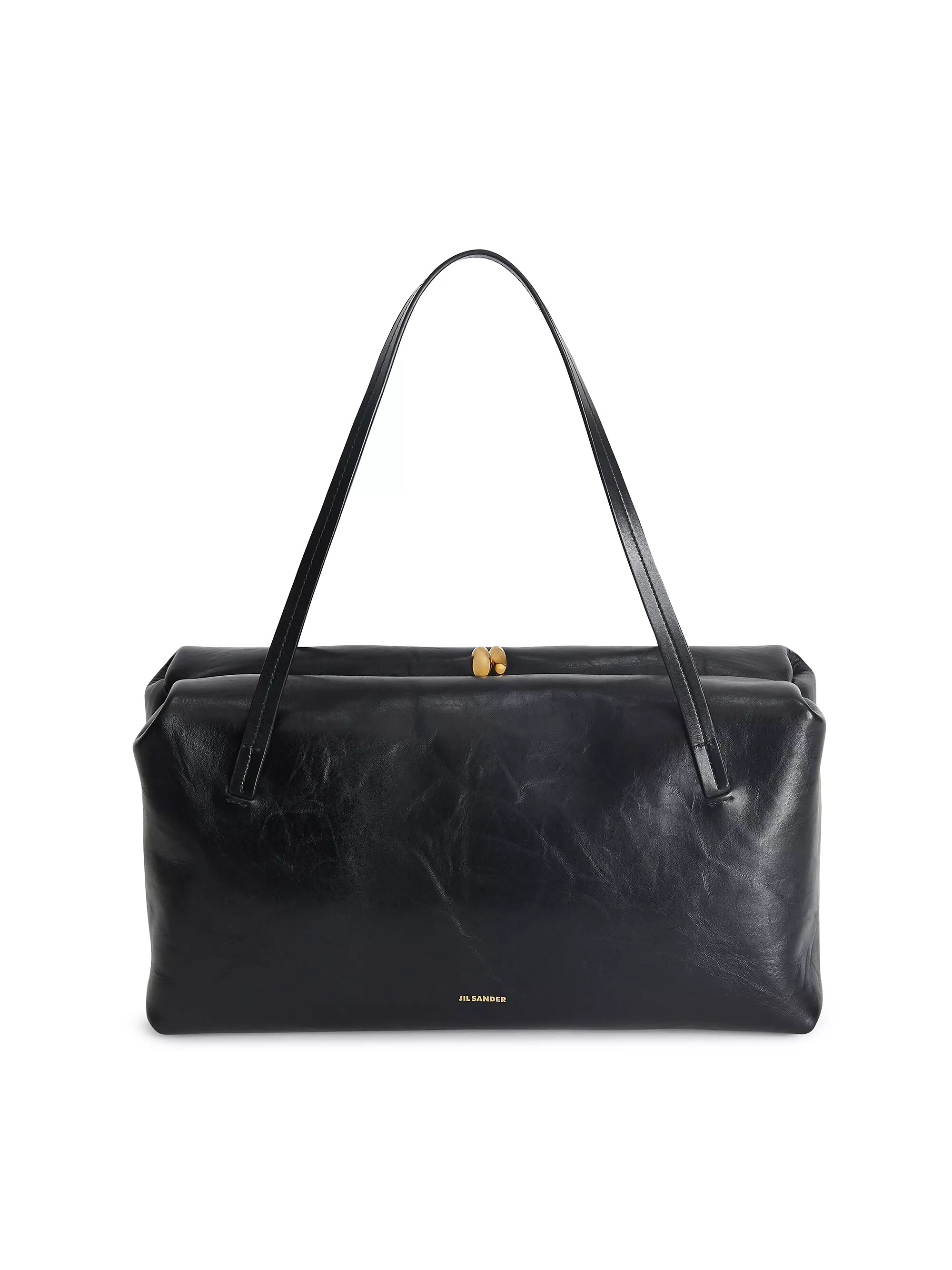 Medium Goji Pillow Leather Top Handle Bag