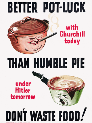 Wartime pie poster ©IWM (PST 3108)