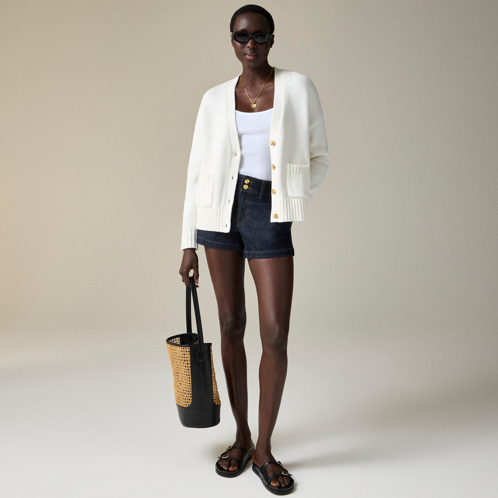 J.Crew, Short-Sleeve Sweater Lady Jacket
