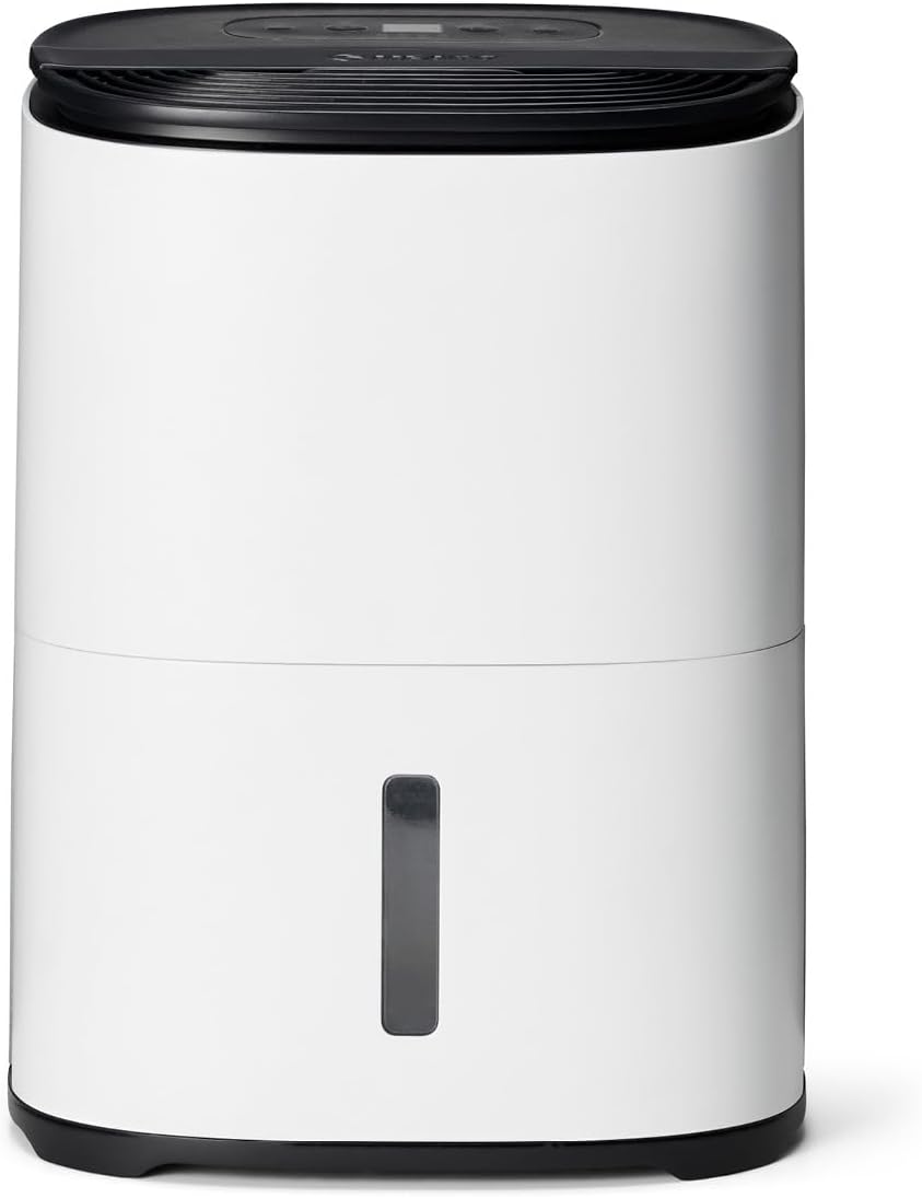 Meacodry Arete&amp;reg; One 6l Dehumidifier &amp;amp; Air Purifier | Compact, Ultra-Quiet 32db | Ideal Bedroom Dehumidifier for Small Rooms &amp;amp; Flats | H13 Hepa | Smart, Night &amp;amp; Laundry Modes | 1.8l Tank