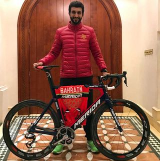 Bahrain-Merida jersey and bike posted online by Prince Nasser bin Hamad Al Khalifa