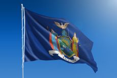 image of New York state flag