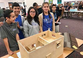Sixth-graders loved designing tiny houses. 