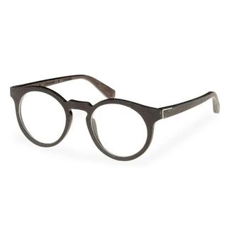 Dark grey wooden framed eyeglasses