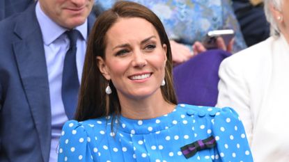 Kate Middleton's polka dot dress at All England Lawn Tennis and Croquet Club