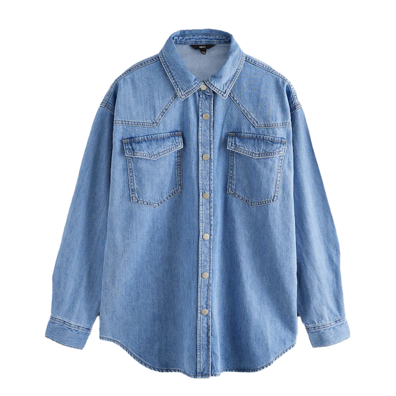 Oversized denim shirt, Next