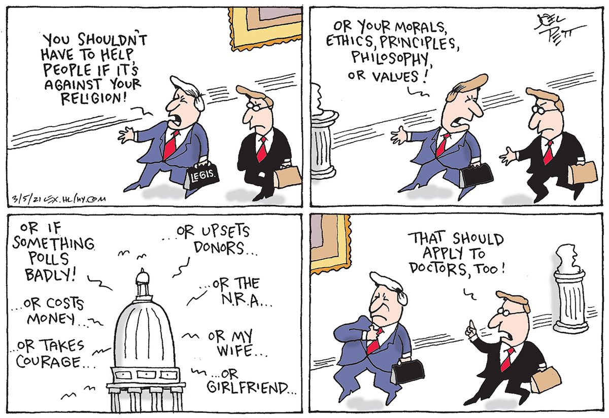 Editorial Cartoon U.S. legislator ethics | The Week