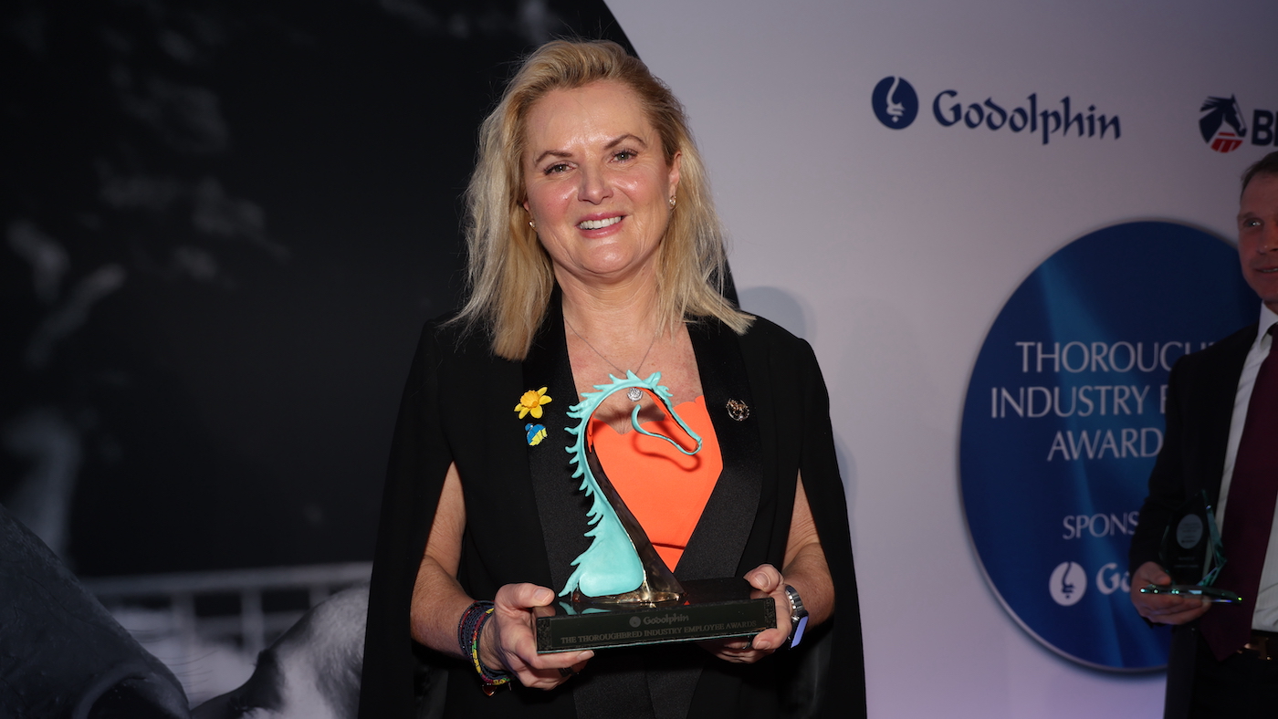 Gay Kelleway, pictured at the Thoroughbred Industry Employee Awards.