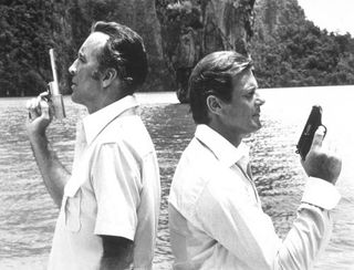 The Man with the Golden Gun - Christopher Leeâ€™s assassin Scaramanga squares up to Roger Mooreâ€™s James Bond in Ian Flemingâ€™s 007 adventure