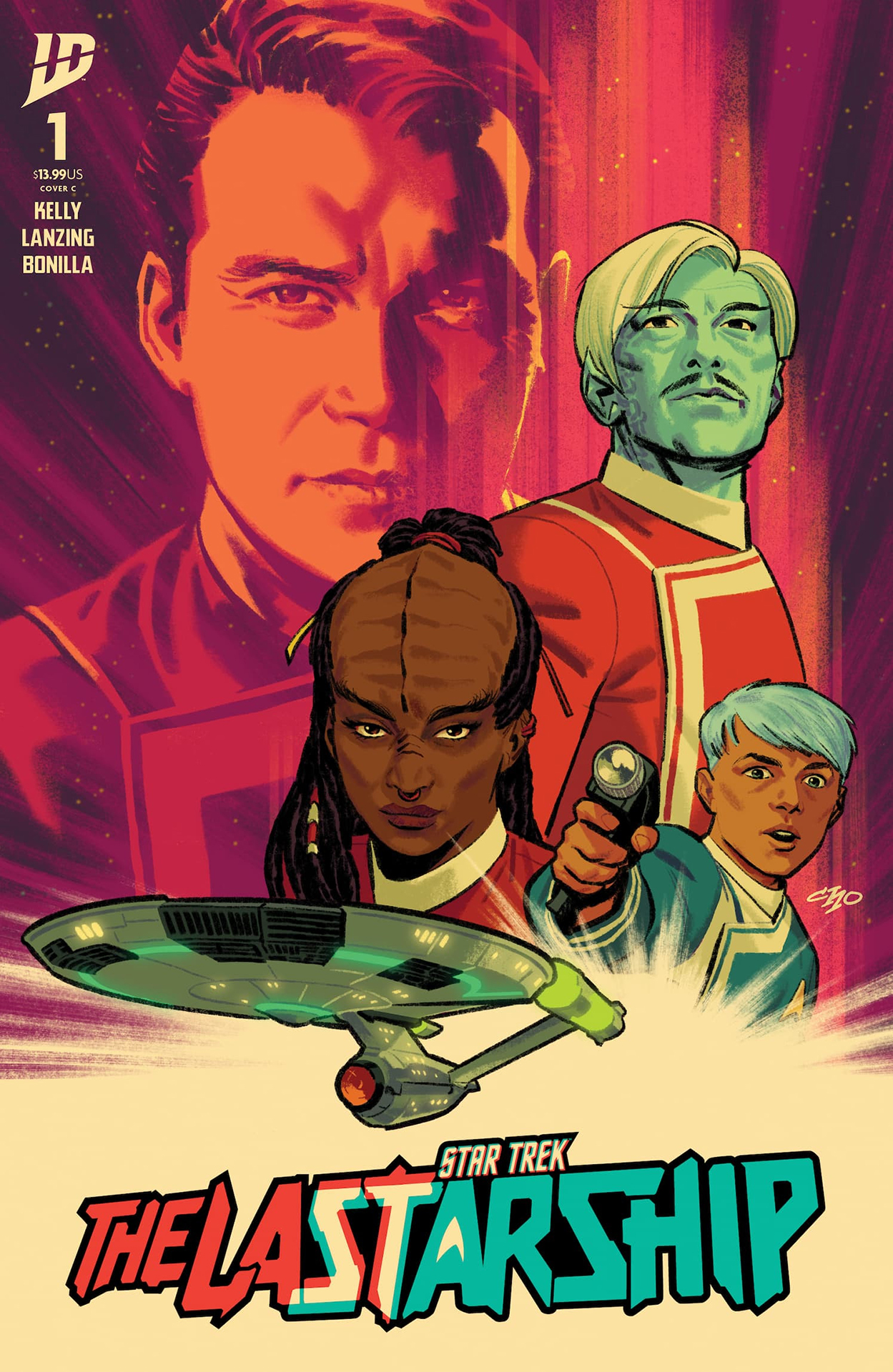 Star Trek: The Last Starship #1 cover by Michael Cho