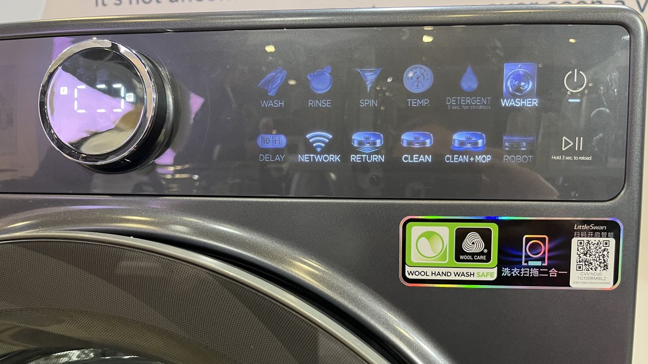 Eureka washer duo display screen