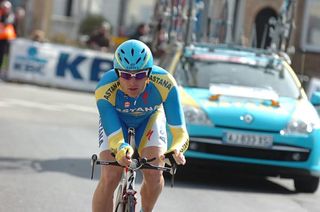 Ukranian Andrey Grivko (Astana) is a good time trialer.